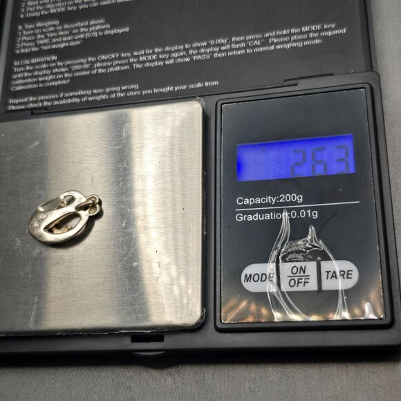 VTG Sterling Silver Carolyn Pollack Relios Pendant 7/8" 5 Person Family 2.63g - Picture 5 of 5